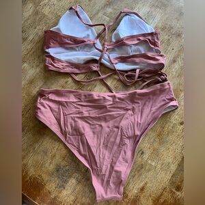 Women's Mauve Pink Bikini Set